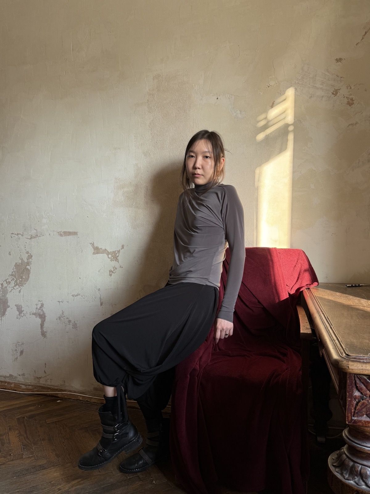 asymmetric long-sleeve «hg», 3 of 3